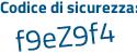 Il Codice di sicurezza è ad35b96 il tutto attaccato senza spazi