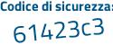 Il Codice di sicurezza è 99b8592 il tutto attaccato senza spazi