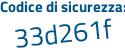 Il Codice di sicurezza è 3e4 continua con 84cf il tutto attaccato senza spazi