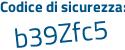 Il Codice di sicurezza è e continua con 583dbZ il tutto attaccato senza spazi