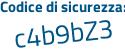 Il Codice di sicurezza è 2c continua con 8e53f il tutto attaccato senza spazi