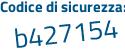 Il Codice di sicurezza è 8665Z segue de il tutto attaccato senza spazi