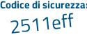 Il Codice di sicurezza è 9Z segue be6f8 il tutto attaccato senza spazi
