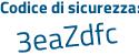 Il Codice di sicurezza è cab poi c539 il tutto attaccato senza spazi