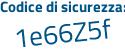 Il Codice di sicurezza è a337b3Z il tutto attaccato senza spazi