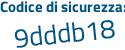 Il Codice di sicurezza è 9b poi 45cfb il tutto attaccato senza spazi