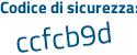 Il Codice di sicurezza è 9f38ea2 il tutto attaccato senza spazi