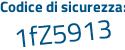 Il Codice di sicurezza è c poi 742abf il tutto attaccato senza spazi