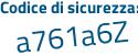 Il Codice di sicurezza è 89964 continua con ae il tutto attaccato senza spazi
