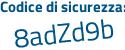 Il Codice di sicurezza è 598c3 continua con 61 il tutto attaccato senza spazi