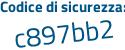 Il Codice di sicurezza è e723Z segue 32 il tutto attaccato senza spazi