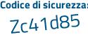 Il Codice di sicurezza è d542b63 il tutto attaccato senza spazi