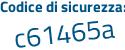 Il Codice di sicurezza è c61a3e5 il tutto attaccato senza spazi