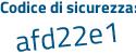 Il Codice di sicurezza è f6554d2 il tutto attaccato senza spazi