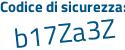 Il Codice di sicurezza è Z67a8 segue d5 il tutto attaccato senza spazi