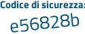Il Codice di sicurezza è 659793Z il tutto attaccato senza spazi