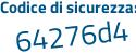 Il Codice di sicurezza è 9f295 continua con 7Z il tutto attaccato senza spazi