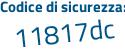 Il Codice di sicurezza è 271 poi 7dc3 il tutto attaccato senza spazi