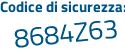Il Codice di sicurezza è e33b3 continua con 82 il tutto attaccato senza spazi