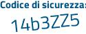 Il Codice di sicurezza è f1 poi 6c5ef il tutto attaccato senza spazi