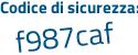 Il Codice di sicurezza è b37ZZ poi 23 il tutto attaccato senza spazi