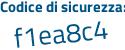Il Codice di sicurezza è 2788 poi f3Z il tutto attaccato senza spazi