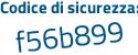 Il Codice di sicurezza è 584 poi 9c13 il tutto attaccato senza spazi