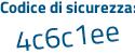 Il Codice di sicurezza è fZ segue 1d5ZZ il tutto attaccato senza spazi