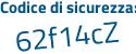 Il Codice di sicurezza è 4 poi Z7Z734 il tutto attaccato senza spazi