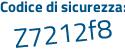 Il Codice di sicurezza è 3691 segue 816 il tutto attaccato senza spazi