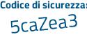 Il Codice di sicurezza è bc poi d7f45 il tutto attaccato senza spazi