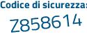 Il Codice di sicurezza è Z9e4c segue fc il tutto attaccato senza spazi