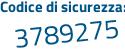 Il Codice di sicurezza è 822ac9a il tutto attaccato senza spazi