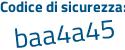 Il Codice di sicurezza è 948b continua con c71 il tutto attaccato senza spazi