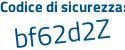 Il Codice di sicurezza è 4b poi 37de7 il tutto attaccato senza spazi