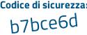 Il Codice di sicurezza è ef segue fZ719 il tutto attaccato senza spazi