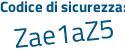 Il Codice di sicurezza è 3148f2e il tutto attaccato senza spazi