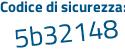 Il Codice di sicurezza è 961 segue 55ZZ il tutto attaccato senza spazi