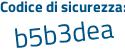 Il Codice di sicurezza è 527 poi fb55 il tutto attaccato senza spazi