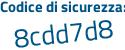 Il Codice di sicurezza è e43 poi 3c31 il tutto attaccato senza spazi