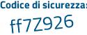 Il Codice di sicurezza è 821 continua con 3a6e il tutto attaccato senza spazi