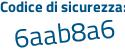 Il Codice di sicurezza è 5ccef97 il tutto attaccato senza spazi