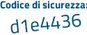 Il Codice di sicurezza è 863 segue 86a1 il tutto attaccato senza spazi