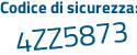 Il Codice di sicurezza è 93968 continua con 6e il tutto attaccato senza spazi