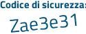 Il Codice di sicurezza è 491ba continua con 82 il tutto attaccato senza spazi