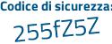 Il Codice di sicurezza è 5ec poi 6459 il tutto attaccato senza spazi