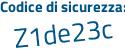 Il Codice di sicurezza è 3294836 il tutto attaccato senza spazi