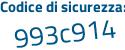 Il Codice di sicurezza è c5377a8 il tutto attaccato senza spazi