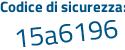 Il Codice di sicurezza è 96bZ poi ee6 il tutto attaccato senza spazi