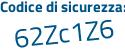 Il Codice di sicurezza è 71d continua con f776 il tutto attaccato senza spazi